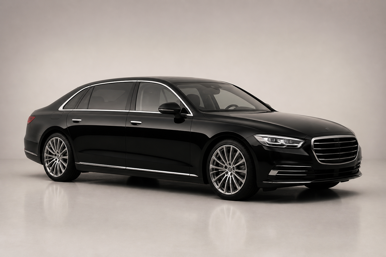 Black executive business sedan